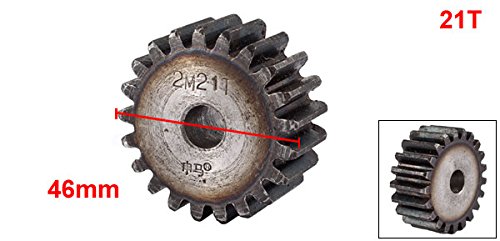 Amazon.co.jp: uxcell 平歯車の歯の金属の車輪グレー ギア